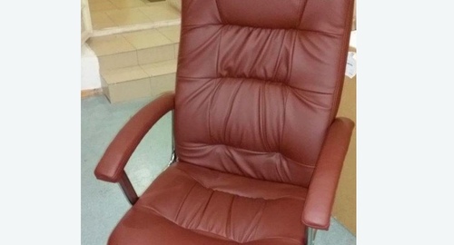 Обтяжка офисного кресла. Верхнеуральск
